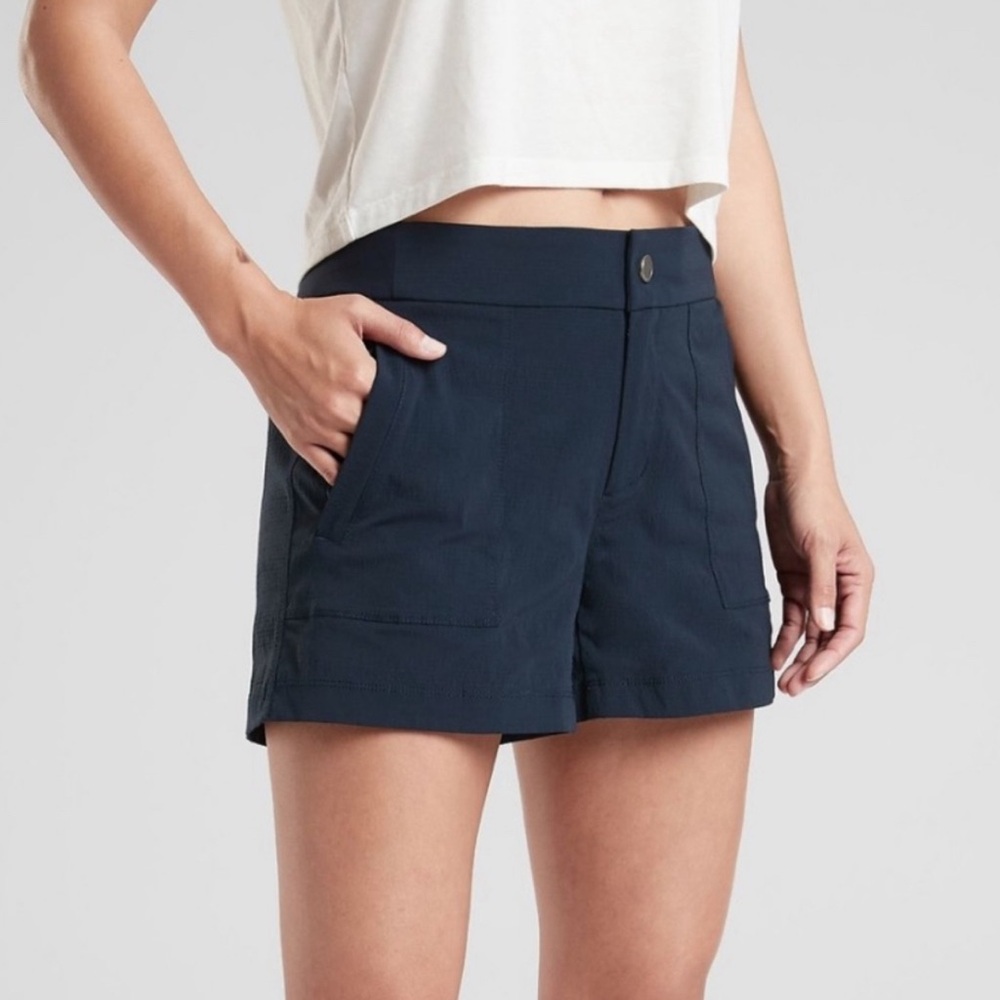 Athleta Trekkie Short 4" Constellation Blue | 2